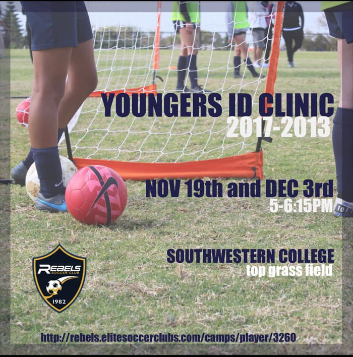 Younger ID Clinics flyer - Nov 19th & Dec 3rd