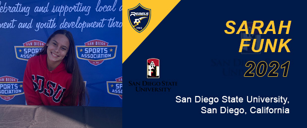 Sarah Funk commits to San Diego State University