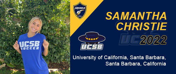 Samantha Christie commits to the University of California, Santa Barbara